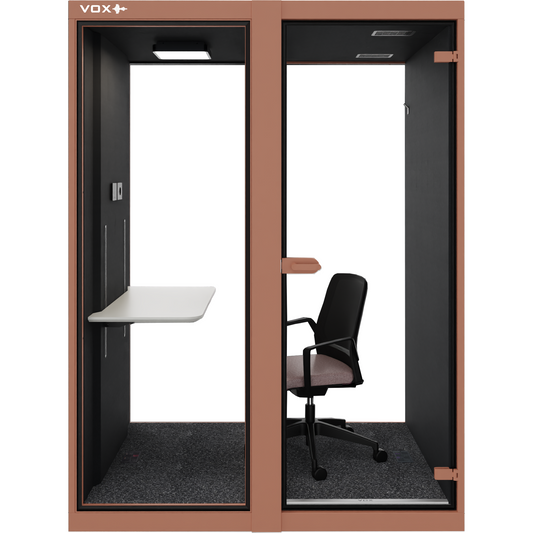 Akoestische-werkplek-VOX201-medium-rood-Huislijn