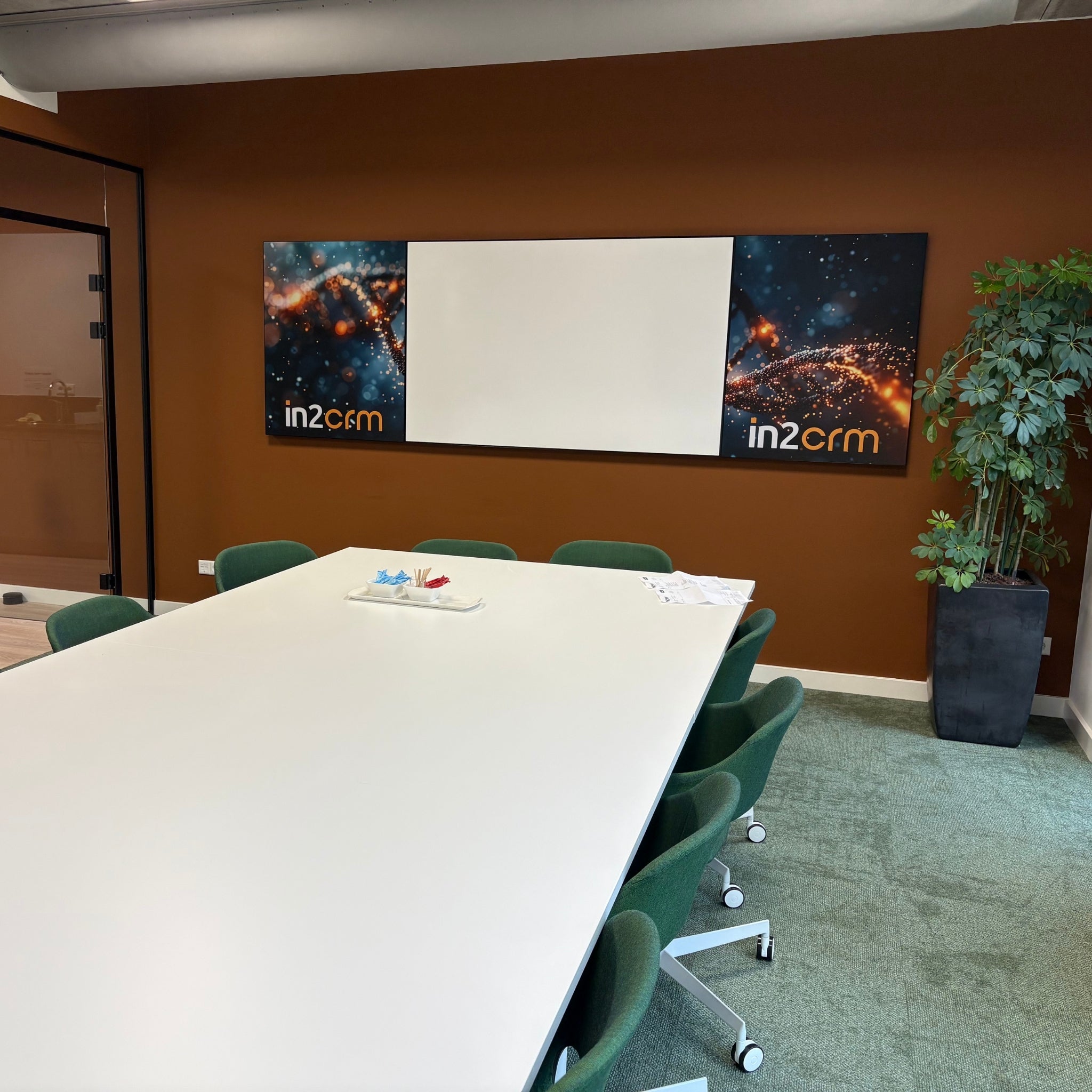 Akoestische whiteboard wandpaneel Nyink magnetisch