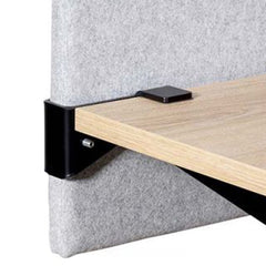 Bevestiging bureauscherm