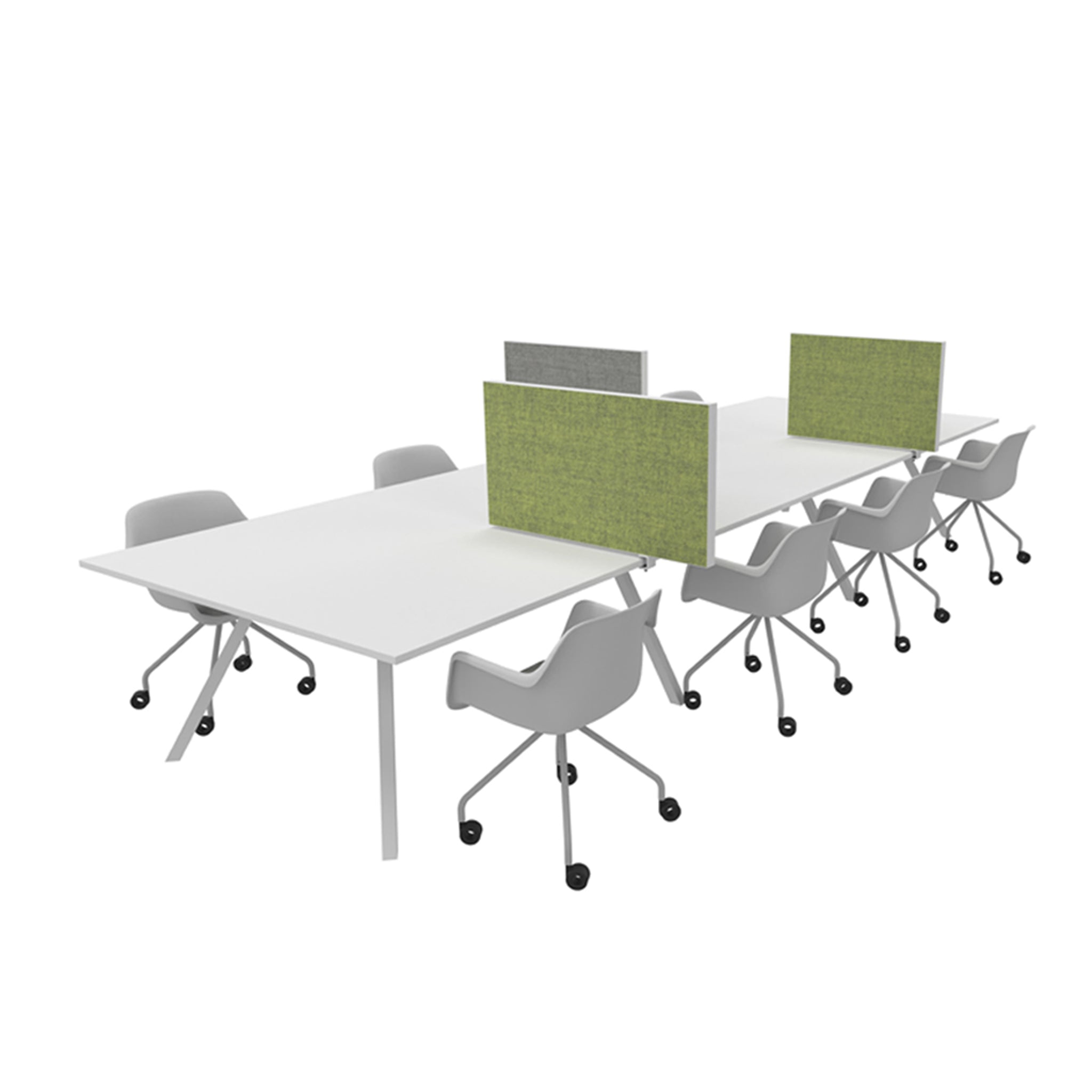 Akoestische tafelscherm inclusief klem.