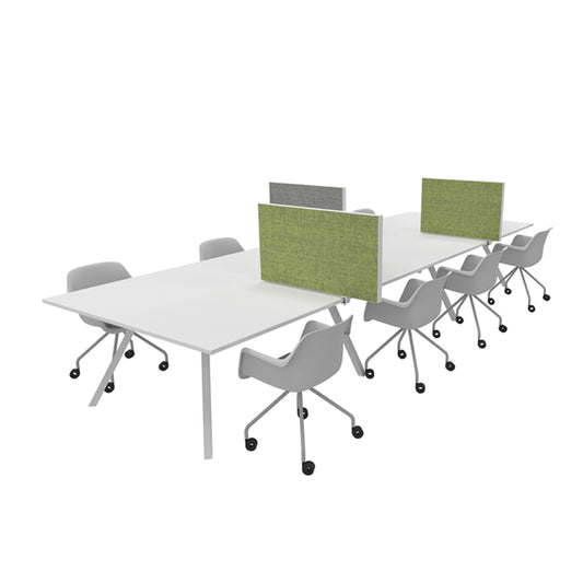 Akoestische tafelscherm inclusief klem.