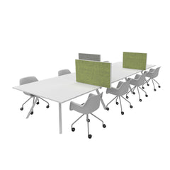 Akoestische tafelscherm inclusief klem.