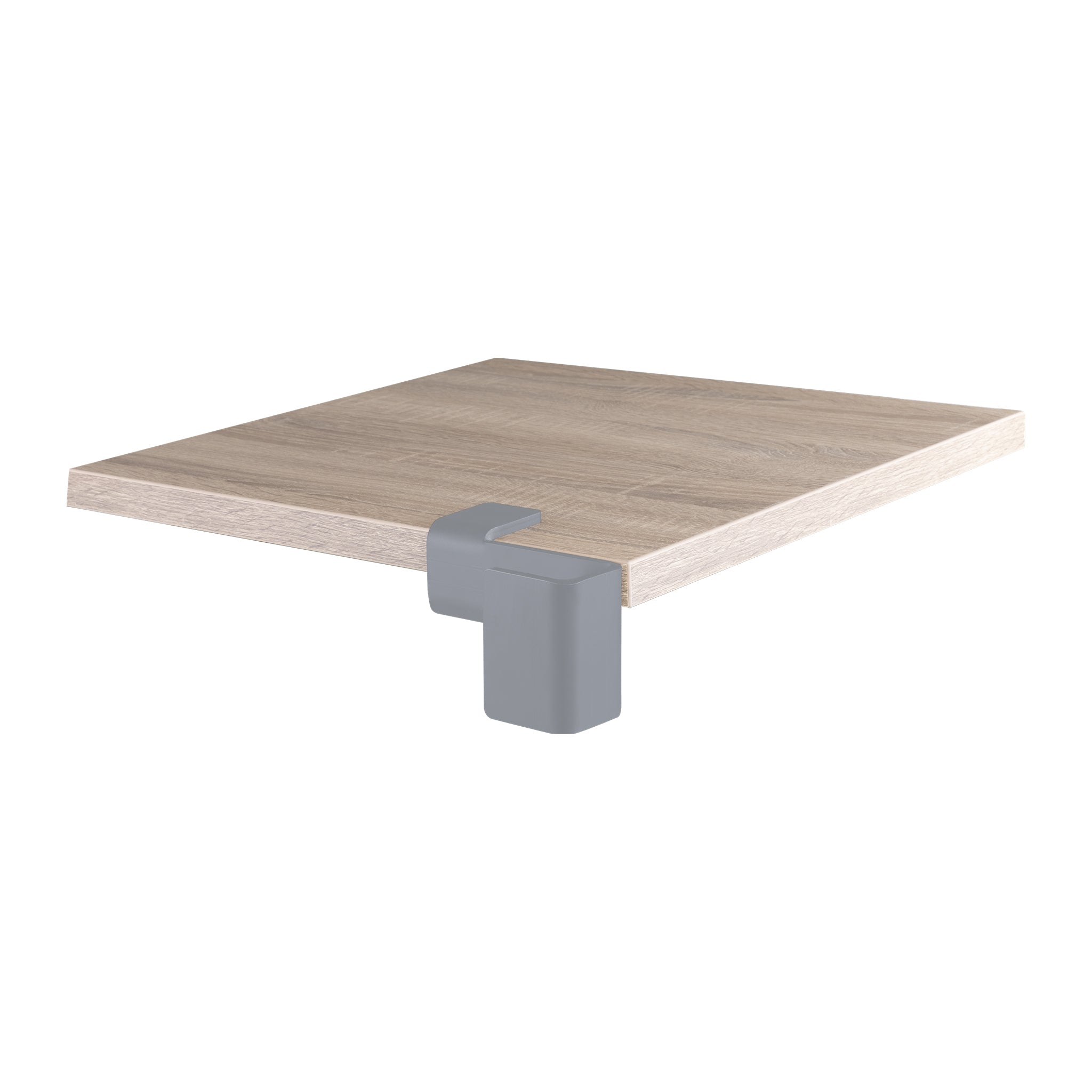 Bevestiging bureauscherm aluminium