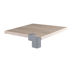 Bevestiging bureauscherm aluminium