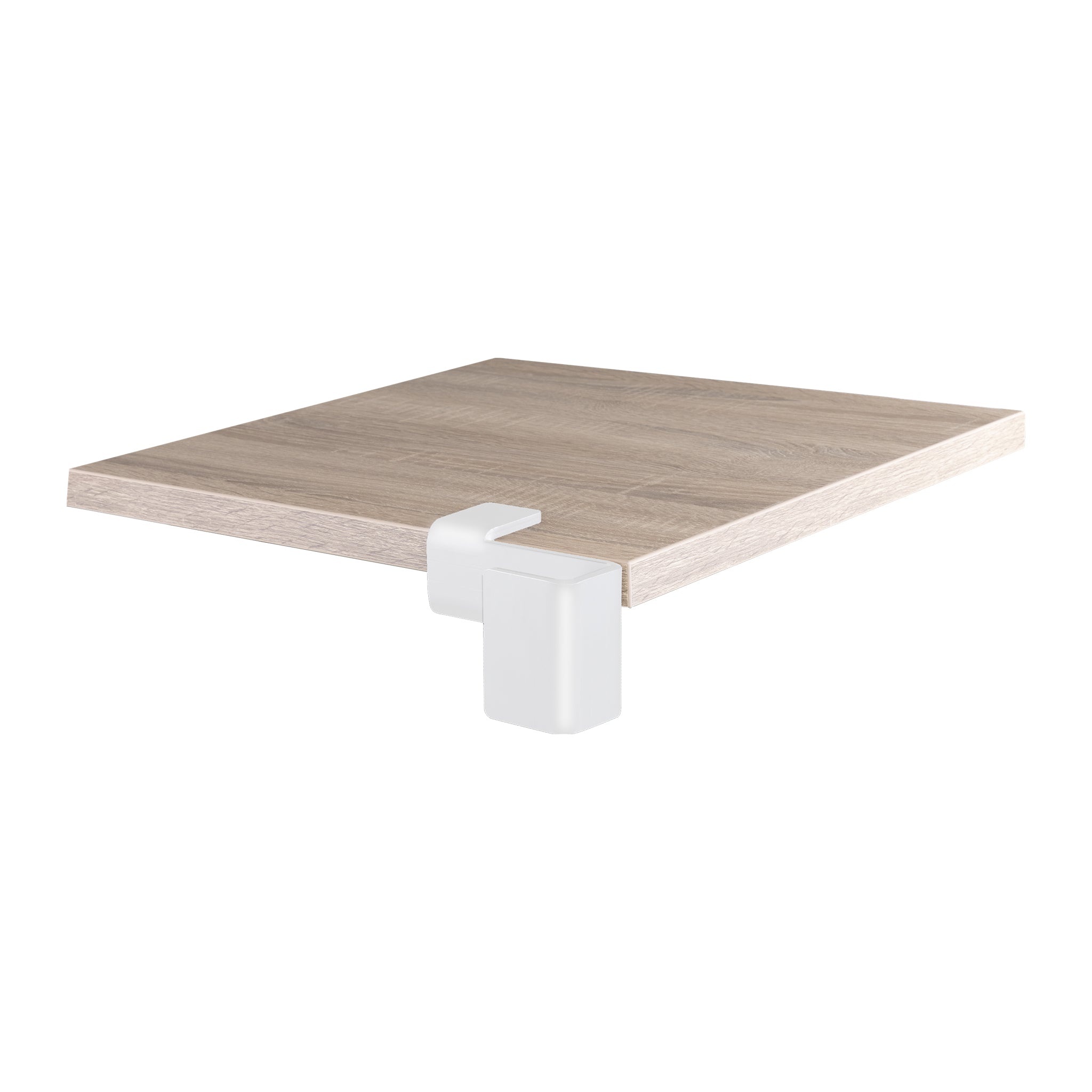 Bevestiging bureauscherm wit