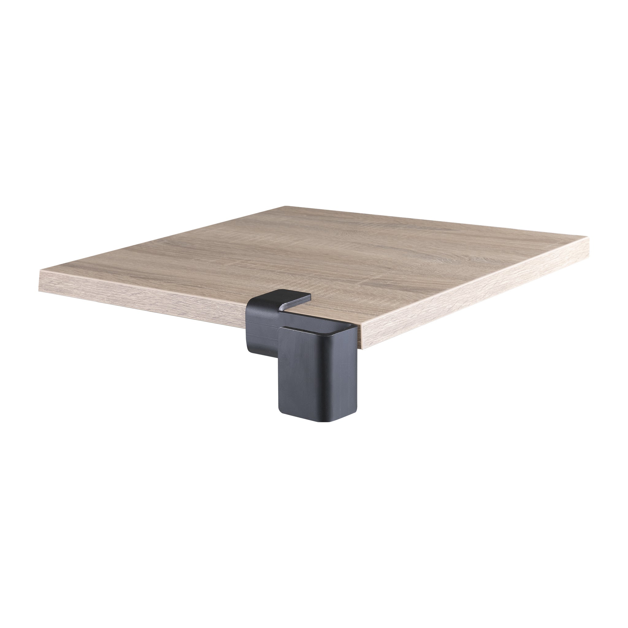 Bevestiging bureauscherm zwart