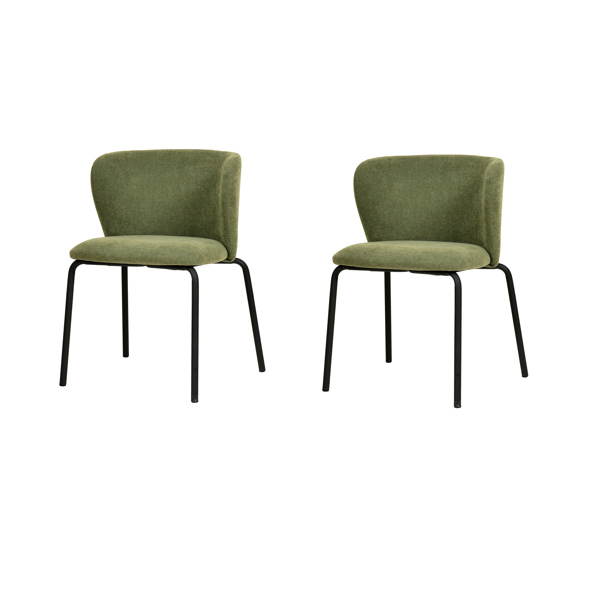 Break Stoelen Set van 2 stuks Groen