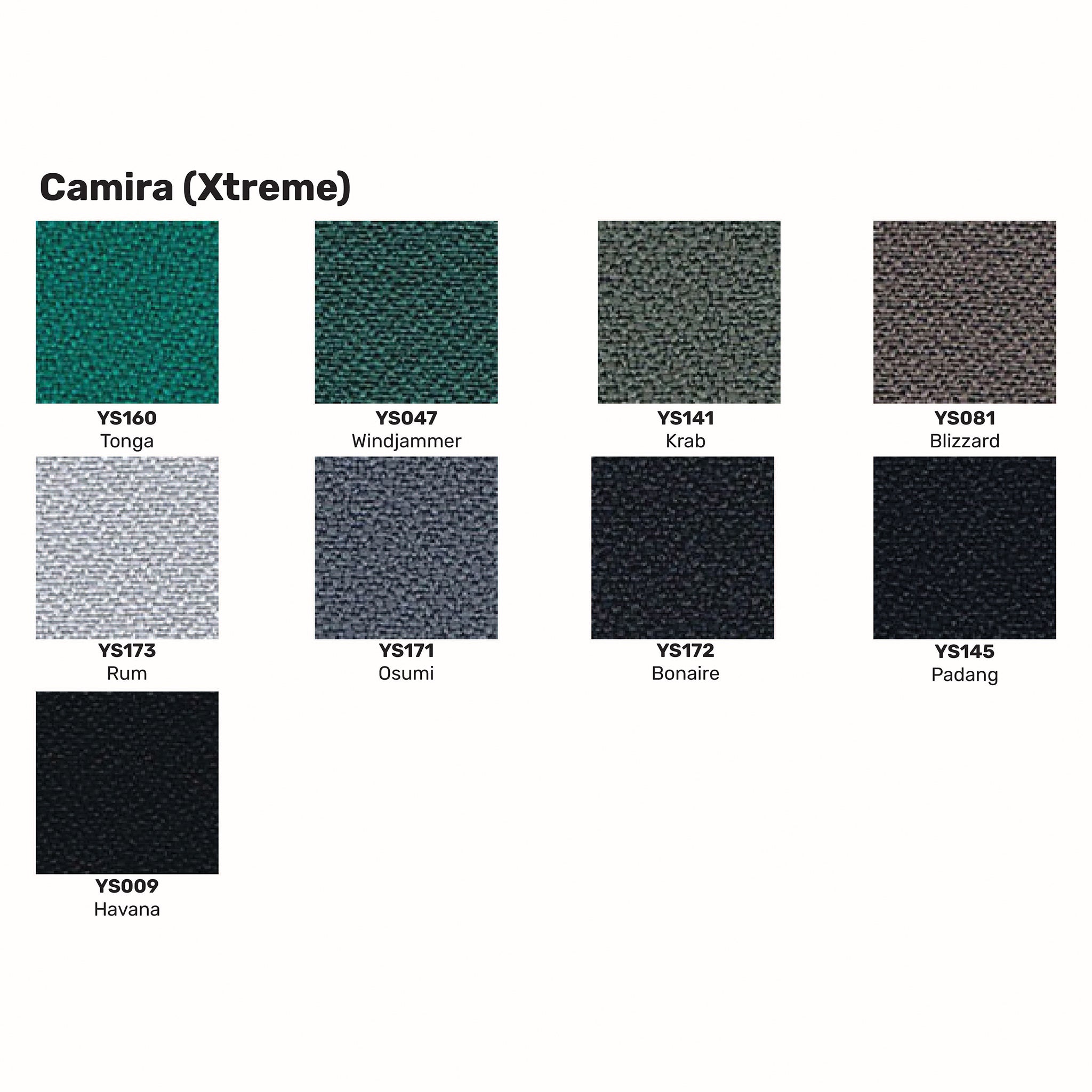 Stoffenkaart Camira Xtreme