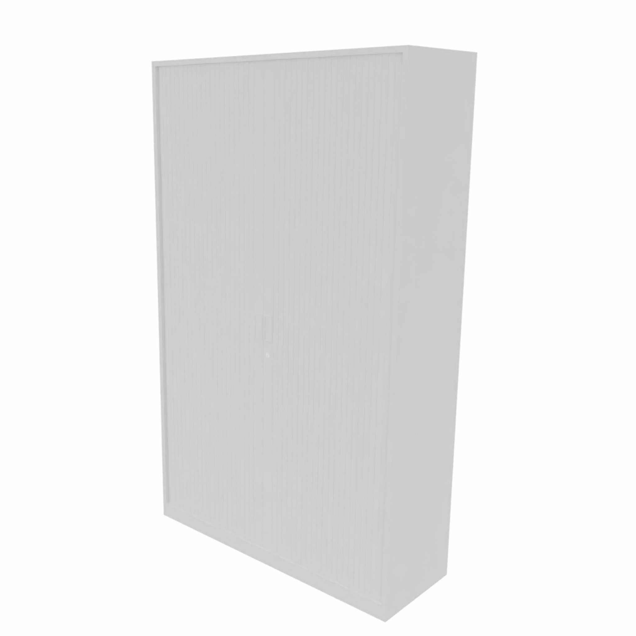 Economy roldeurkast 198cm hoog x 120cm breed wit