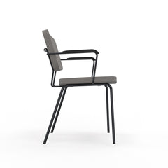 Vergaderstoel Max Forza Huislijn gestoffeerd