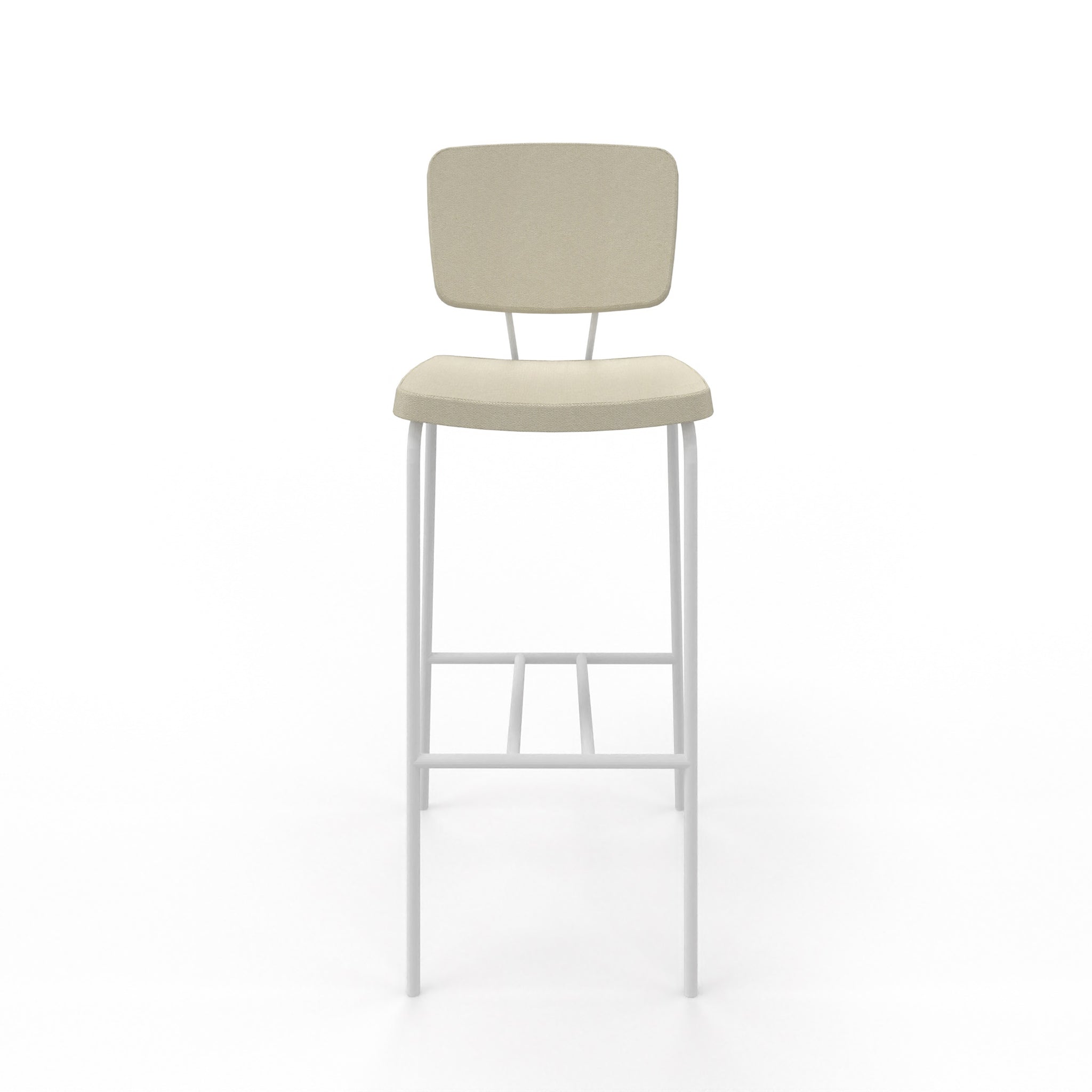 Barkruk zonder armleuningen gestoffeerd