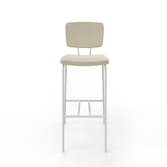 Barkruk zonder armleuningen gestoffeerd