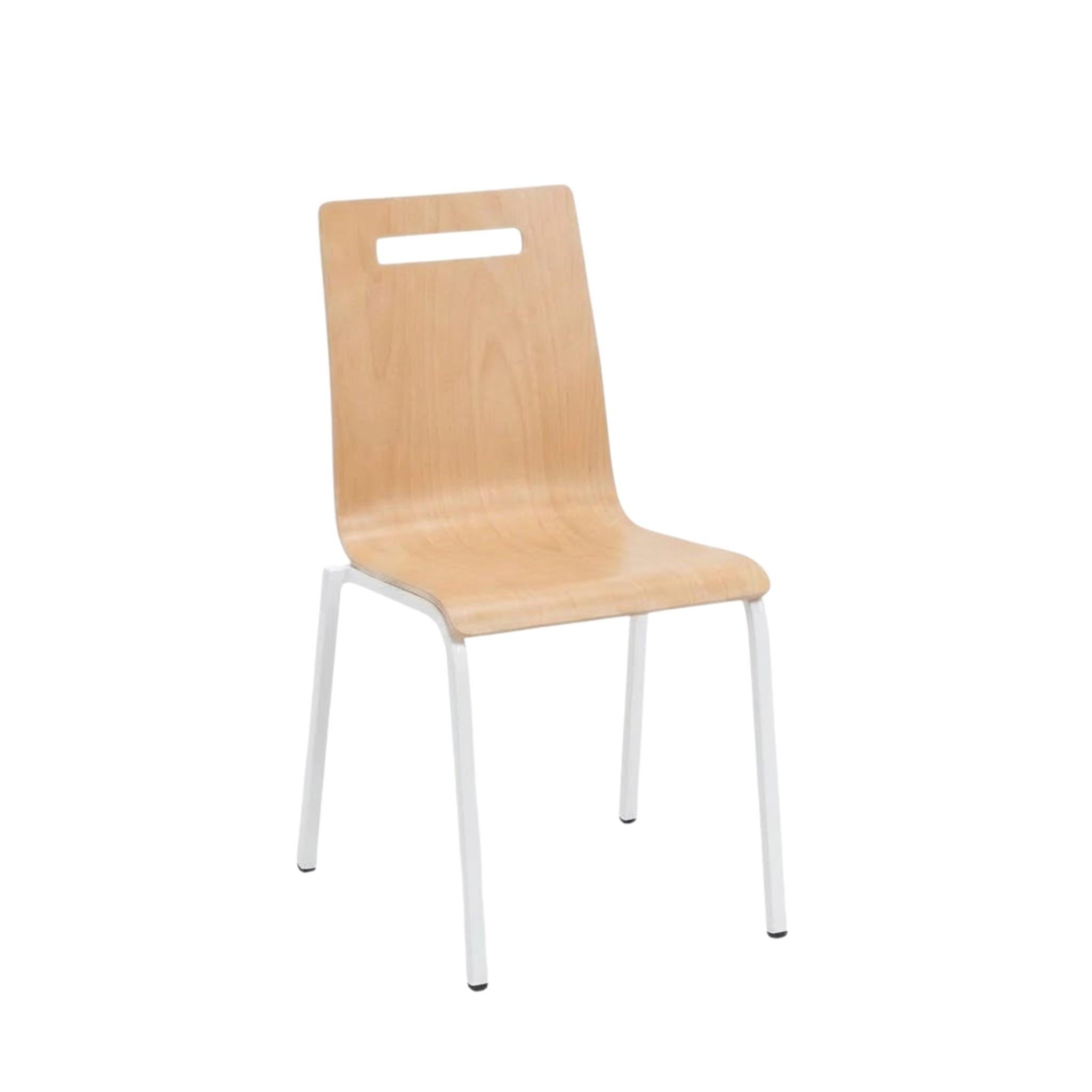Kantine stoel Ilse vierkante poot voorraad.