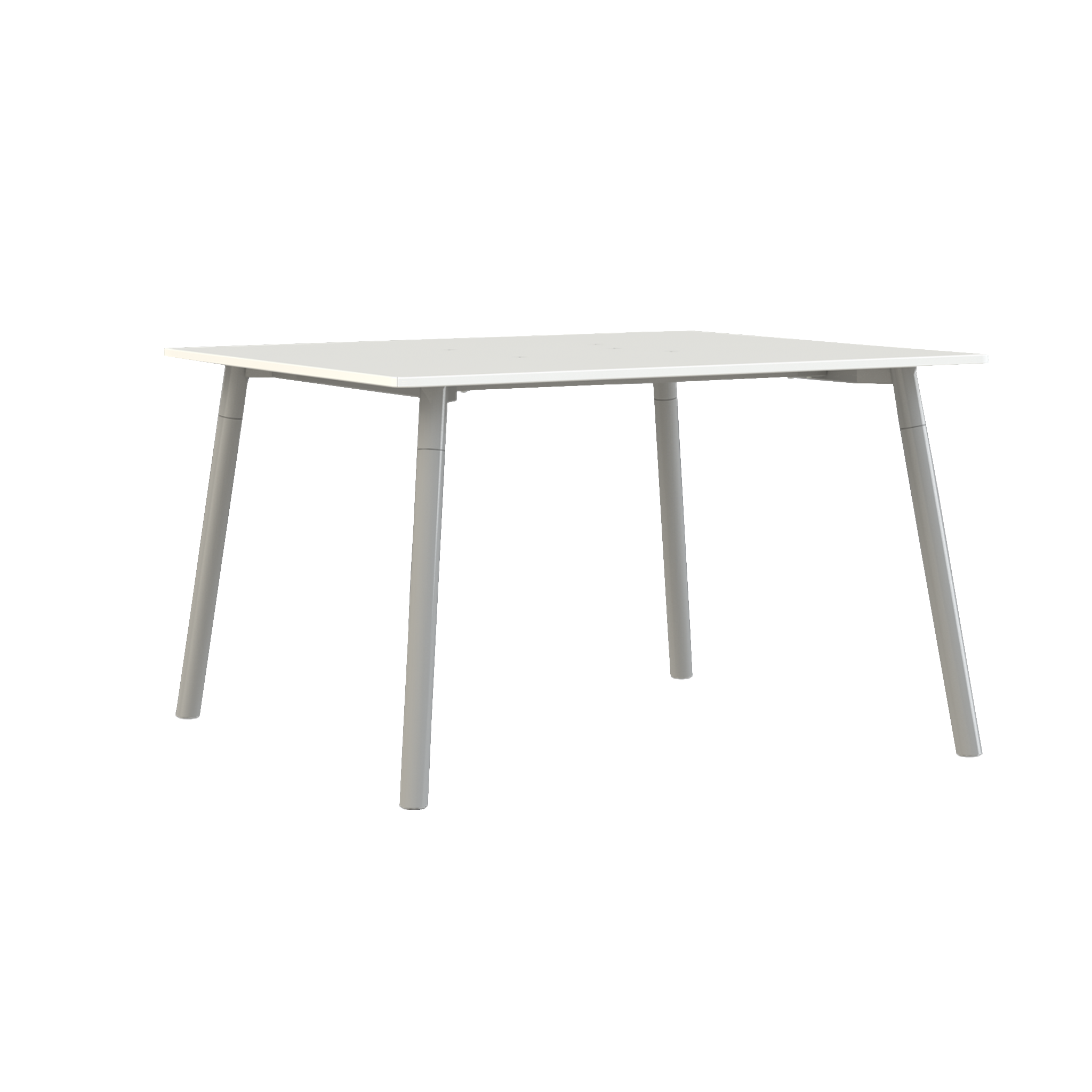 Kantinetafel Corner Metaal Aluminium Wit