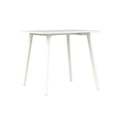 Kantinetafel Hoek Vierkant Wit Wit