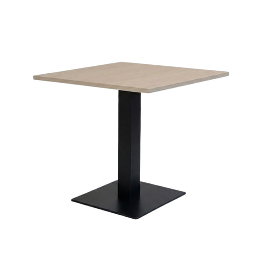 Kolom vergader-/kantinetafel vierkant.