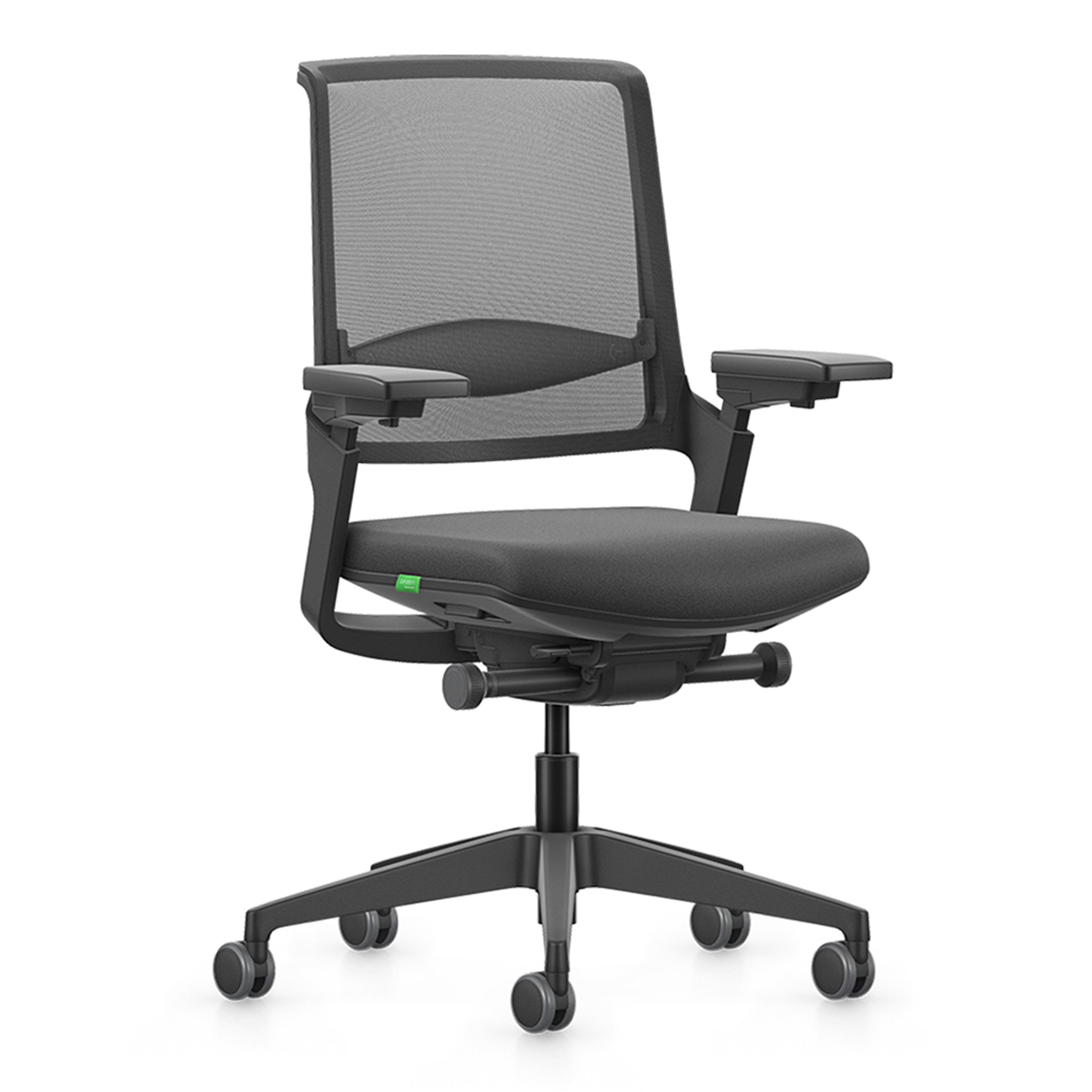 LX004 bureaustoel Se7en Premium vooraanzicht schuin Interstuhl