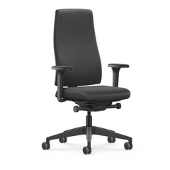 LX011 Se7en bureaustoel Interstuhl Goal Smart Lucia stoffering half zijaanzicht