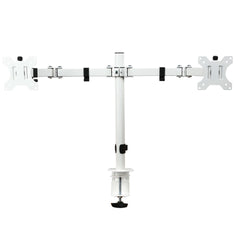 Monitorarm standaard wit duo