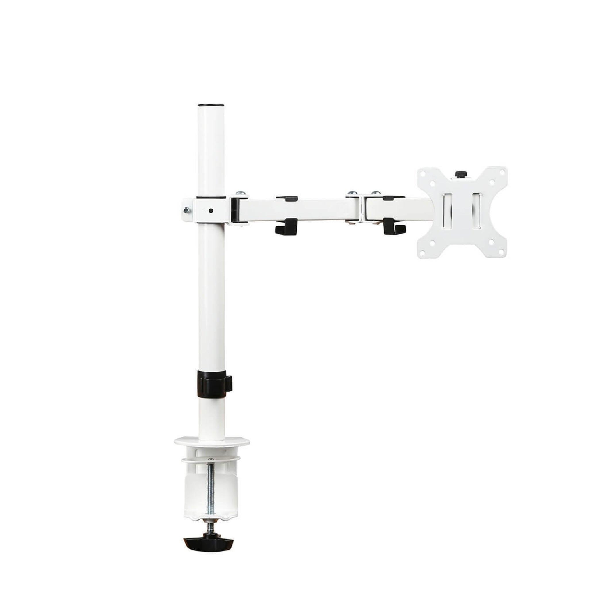 Monitorarm standaard wit enkel