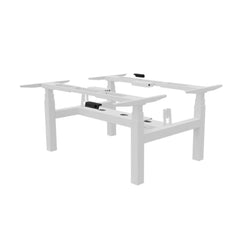 N-Bench NPR zit-sta onderstel duo werkplek wit zonder tafelblad