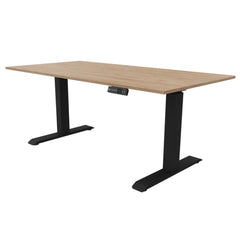 N-Single NPR zit-sta bureau 1 persoons werkplek zwart inclusief tafelblad