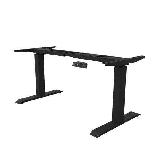 N-SINGLE NPR zit-sta onderstel 1 persoons werkplek zwart zonder tafelblad