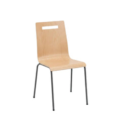 Kantine stoel Eva ronde poot voorraad.