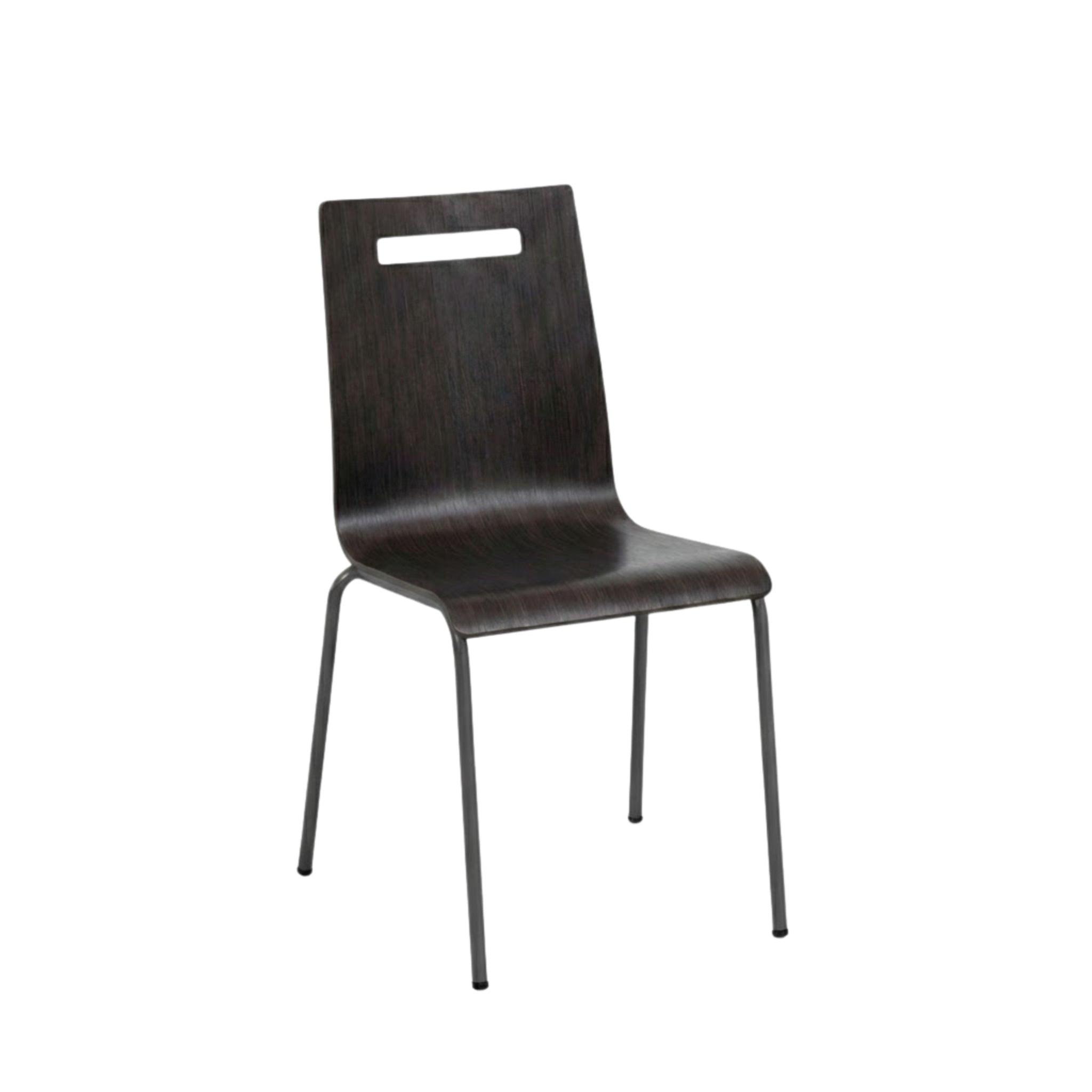Kantine stoel Eva ronde poot voorraad.