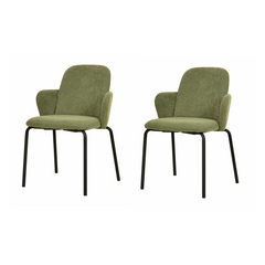 Paddy Stapelstoel Set van 2 Stuks Groen