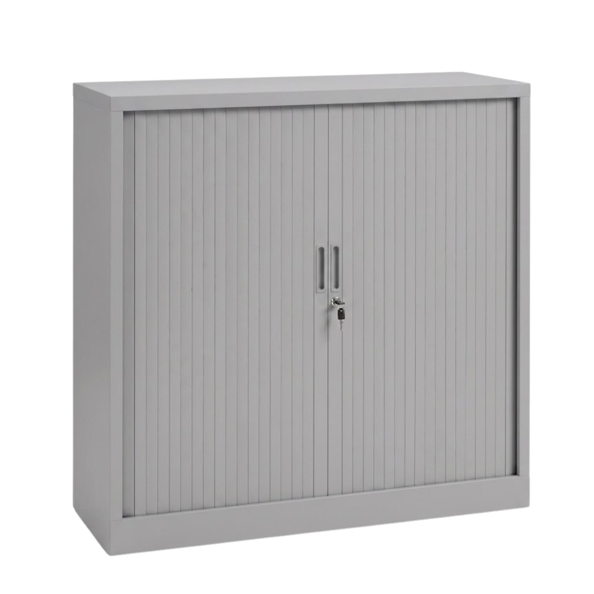 Roldeurkast 118 hg. x 120 br. + 2 legborden Orange office Roldeurkasten Select Kantoormeubelen.