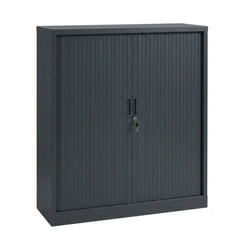 Roldeurkast 135 hg. x 120 br. + 2 legborden Orange office Roldeurkasten Select Kantoormeubelen.