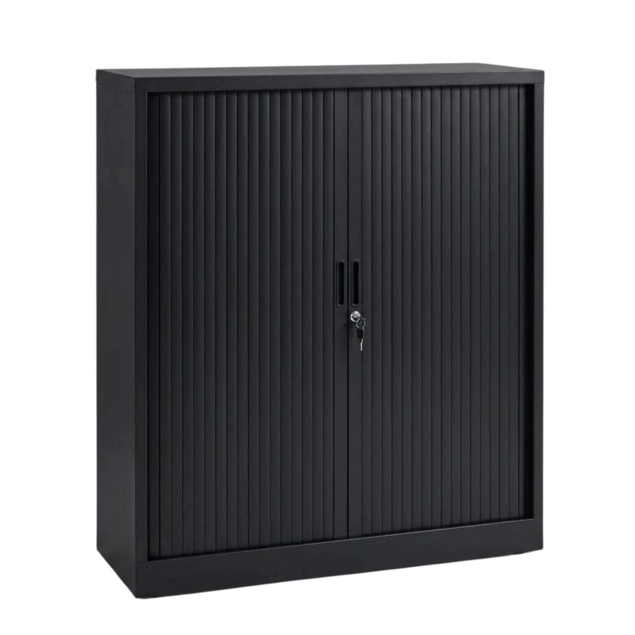 Roldeurkast 135x120 Zwart