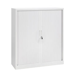 Roldeurkast 135 hg. x 120 br. + 2 legborden Orange office Roldeurkasten Select Kantoormeubelen.