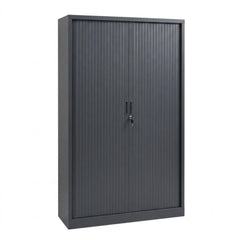 Roldeurkast 198 hg. x 120 br. + 4 legborden Orange office Roldeurkasten Select Kantoormeubelen.