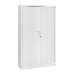 Roldeurkast 198 hg. x 120 br. + 4 legborden Orange office Roldeurkasten Select Kantoormeubelen.