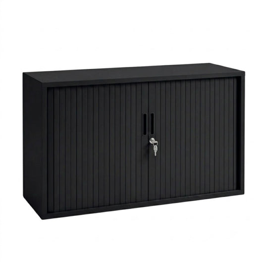 Roldeurkast 72 hg. x 120 br. + 1 legborden Orange office Roldeurkasten Select Kantoormeubelen.