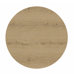 Kolom salontafel rond.