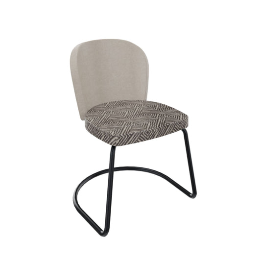 Vergaderstoel Amber - sledeframe hoge rug