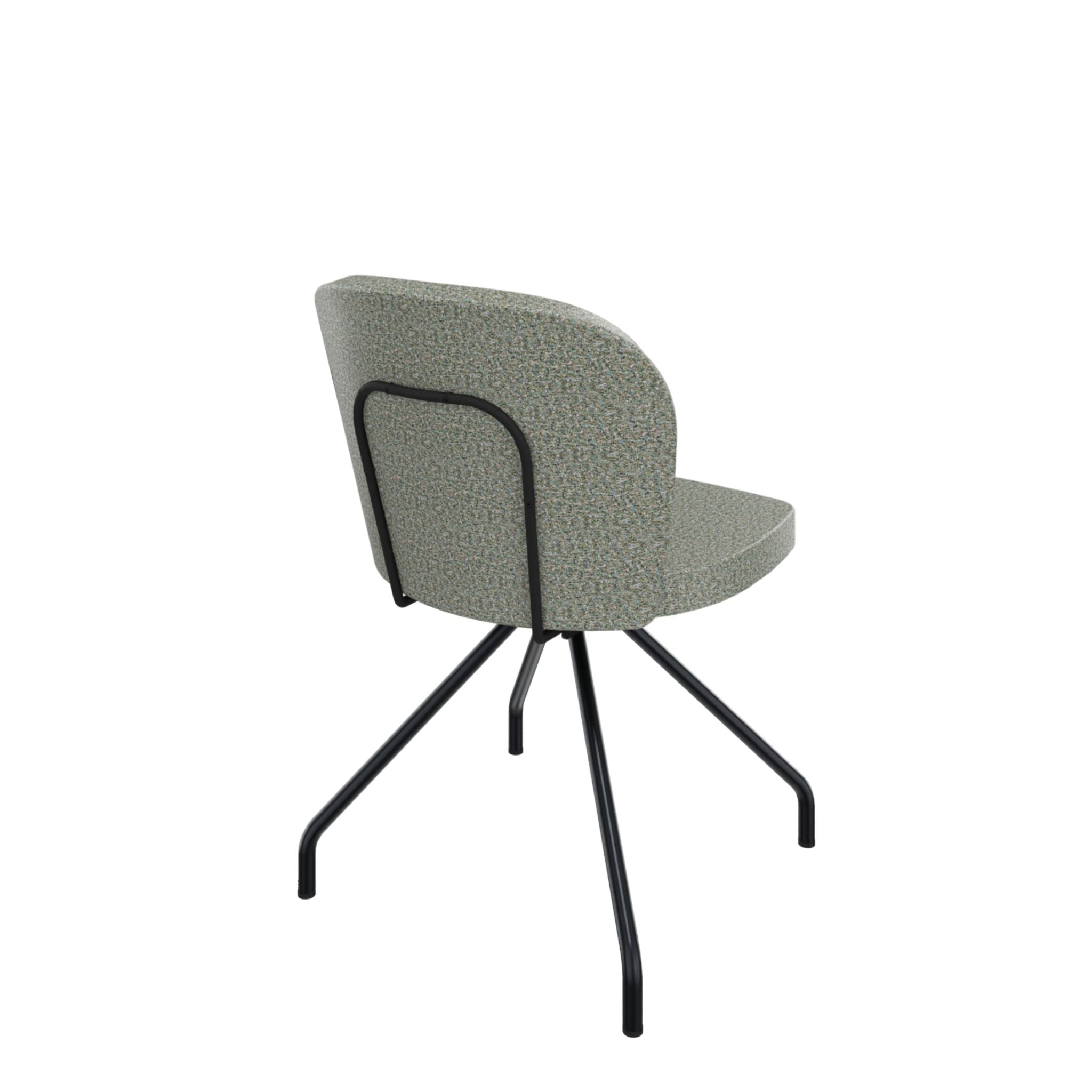 Vergaderstoel Amber - spinpoot met hoge rug