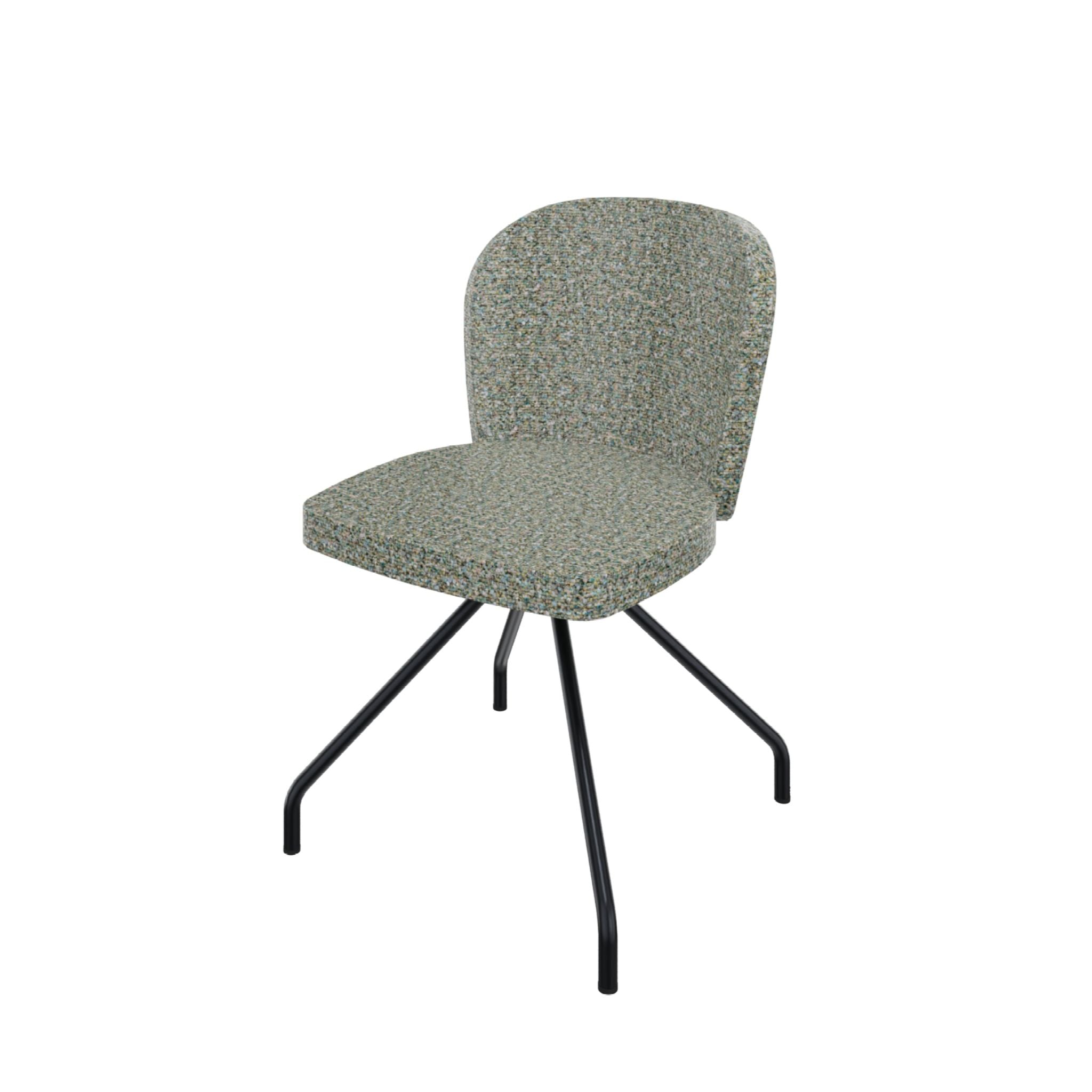 Vergaderstoel Amber - spinpoot met hoge rug