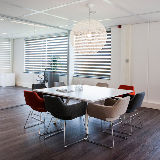 Vergadertafel vierkant Huislijn Bridge 75cm hoog