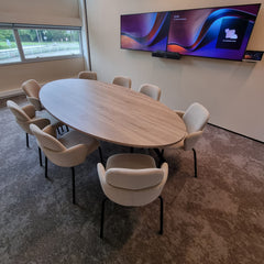 Vergadertafel Ellipsvorm