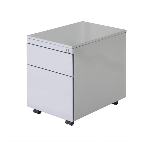 Verrijdbaar ladeblok budget 1lade 1hangmap aluminium