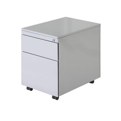 Verrijdbaar ladeblok budget 1lade 1hangmap aluminium