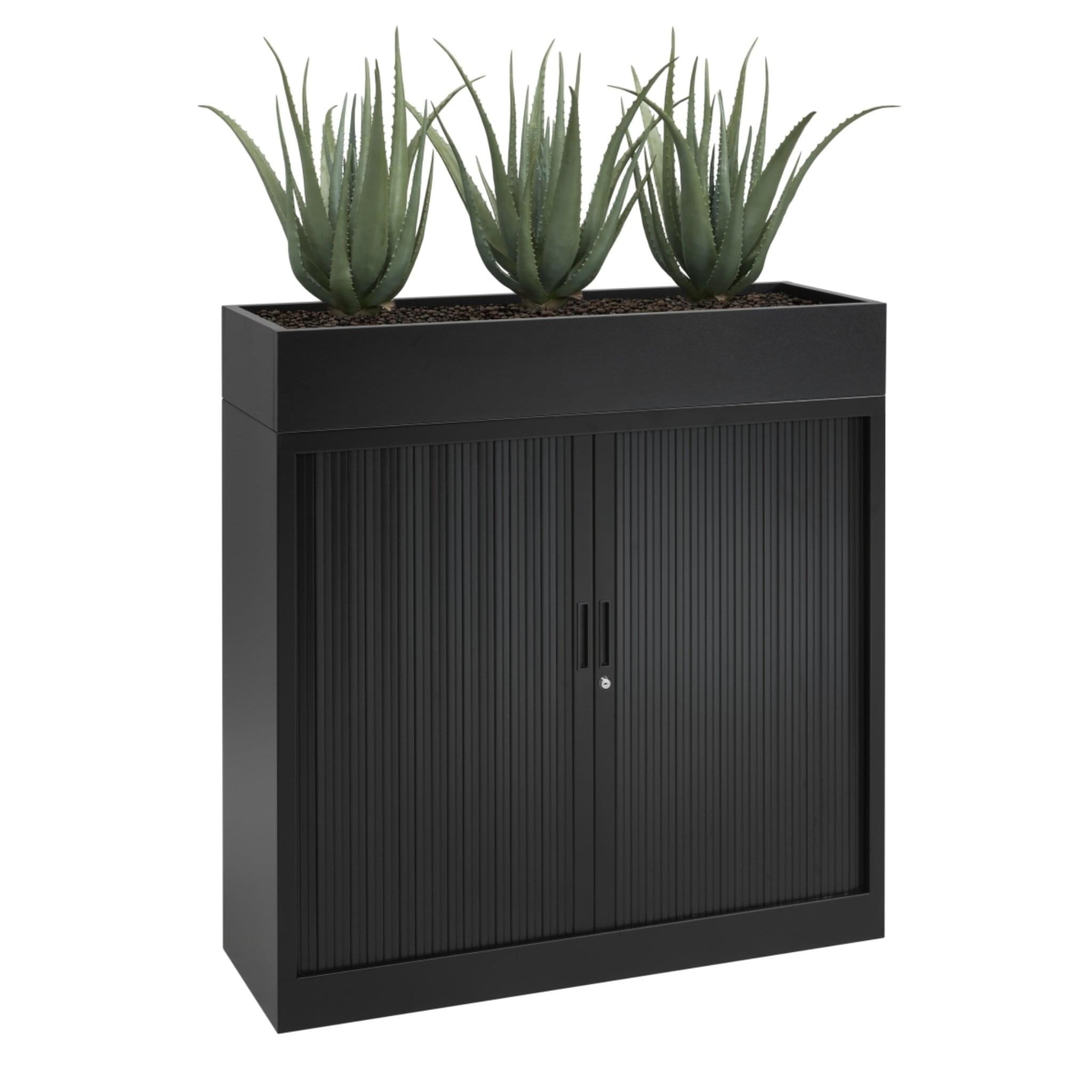 Plantenbak t.b.v. roldeurkast 120cm Orange office Plantenbak Select Kantoormeubelen.