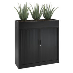 Plantenbak t.b.v. roldeurkast 120cm.