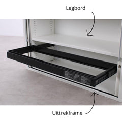 Carré roldeurkast 198 hg. x 120 br..