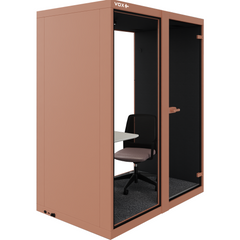Akoestische-werkplek-VOX201-rood-medium