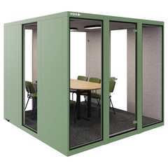 Akoestische-Vergaderbox-VOX401-XLarge-Groen-Zijaanzicht
